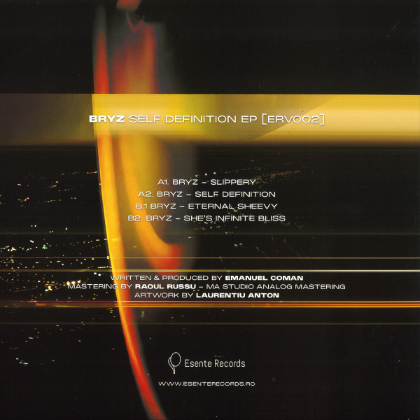 BRYZ - Self Definition EP | Esente Records (ERV002) - 2