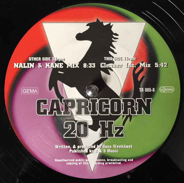 Capricorn - 20 Hz | Total Recall (TR 005-8) - 2
