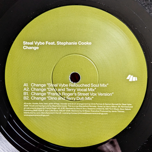 Steal Vybe Feat. Stephanie Cooke - Change | Seasons Limited (SL-126) - main