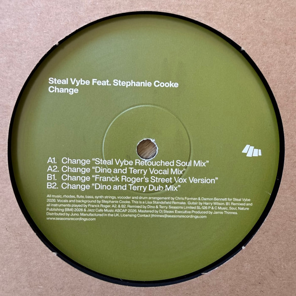 Steal Vybe Feat. Stephanie Cooke - Change | Seasons Limited (SL-126) - 3