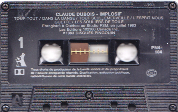 Claude Dubois - Implosif | Pingouin (PN4-104) - 3