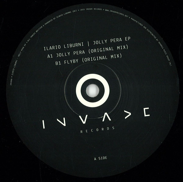 Ilario Liburni - Jolly Pera Ep | Invade Records (INV006)