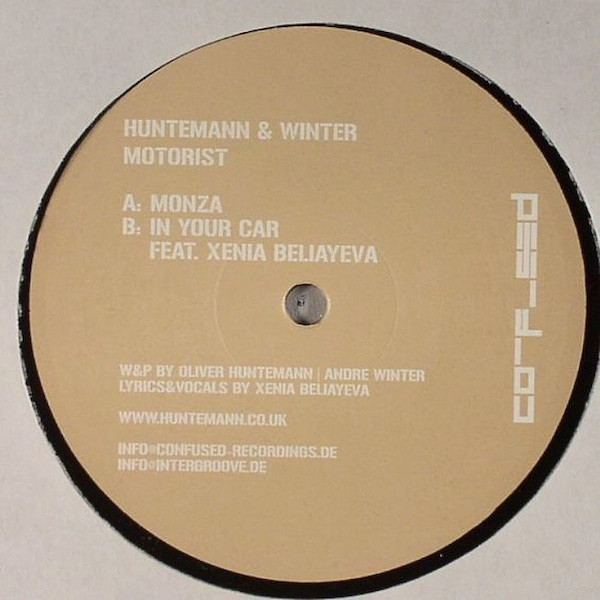 Oliver Huntemann & André Winter - Motorist | Confused Recordings (CON 51) - 2
