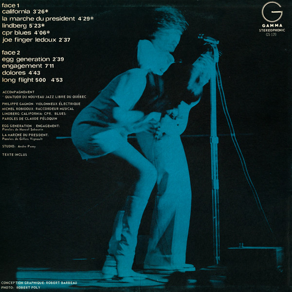 Robert Charlebois , Louise Forestier - Robert Charlebois Avec Louise Forestier | Gamma (GS-120) - 2 Robert Charlebois , Louise Forestier - Robert Charlebois Avec Louise Forestier | Gamma (GS-120) - 2