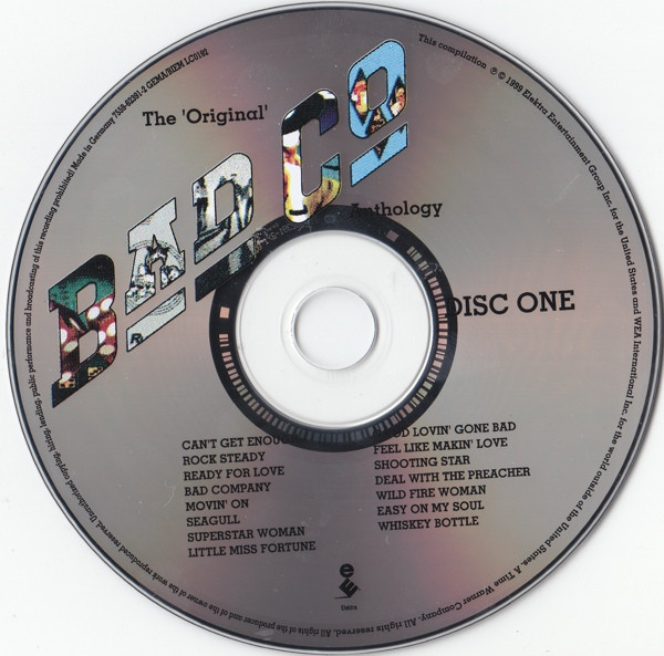 Bad Company - The 'Original' Bad Co Anthology | Elektra (7559-62391-2) - 3 Bad Company - The 'Original' Bad Co Anthology | Elektra (7559-62391-2) - 3