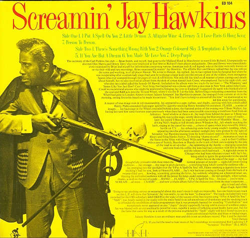 Screamin' Jay Hawkins - Frenzy | Edsel Records (ED 104)