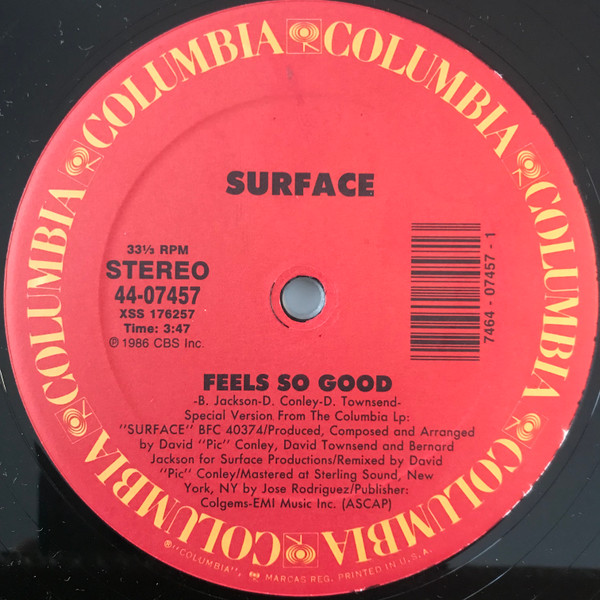 Surface - Lately | Columbia (44 07457) - 4