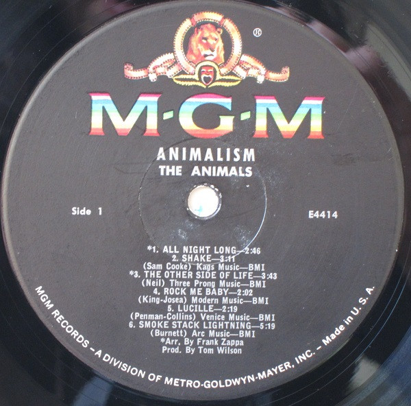 The Animals - Animalism | MGM Records (E-4414) - 3