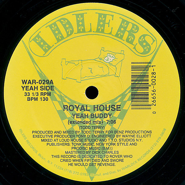 Royal House - Yeah Buddy | Idlers (WAR 029) - main