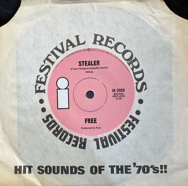 Free - Stealer | Island Records (IK-3989)