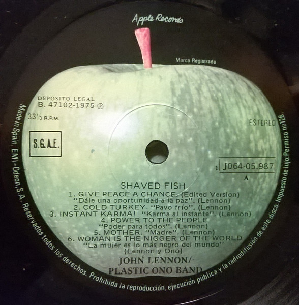 John Lennon / The Plastic Ono Band - Shaved Fish | Apple Records (1 J 064-05987) - 3