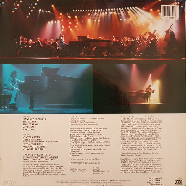 David Foster - The Symphony Sessions | Atlantic (781 799-1) - 2