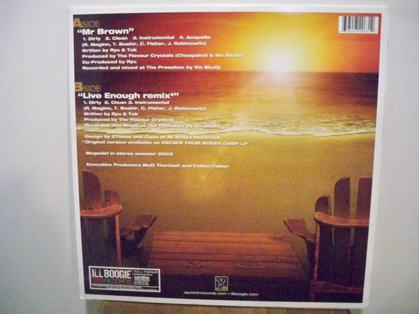 Styles Of Beyond - Mr. Brown / Live Enough Remix | Ill Boogie Records (ILL72063) - 4