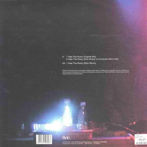 The Glass - Hear The Music | Four Music (FOR 1074 6) - 2