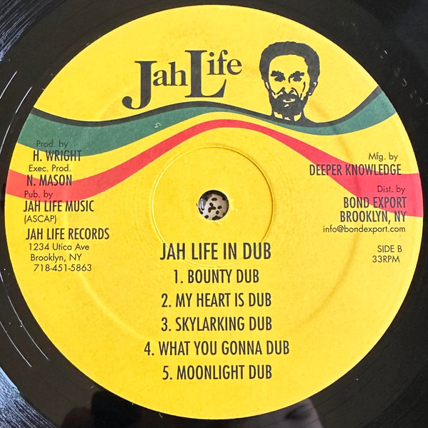 Scientist - Jah Life In Dub | Jah Life (JL-013)