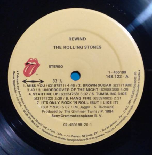 The Rolling Stones - Rewind (1971-1984) | Rolling Stones Records (148.122/1-450199) - 4
