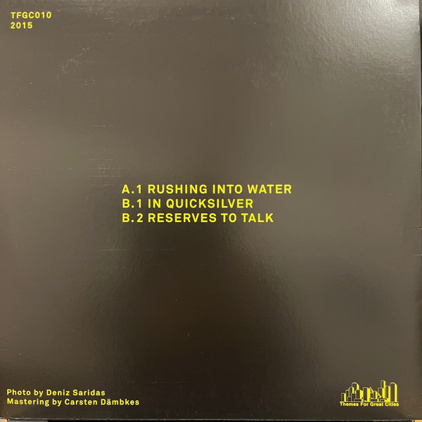 Tolouse Low Trax - Rushing Into Water | Themes For Great Cities (TFGC010) - 2