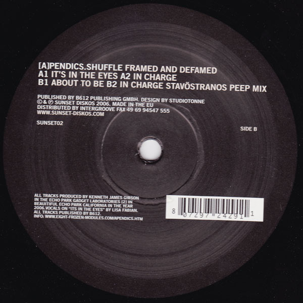 [a]pendics.shuffle - Framed And Defamed | Sunset Diskos (SUNSET02) - 2
