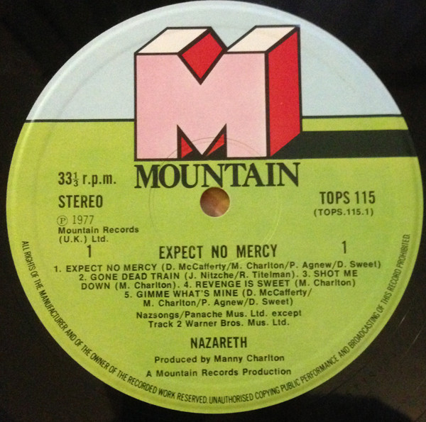 Nazareth - Expect No Mercy | Mountain (TOPS 115) - 3 Nazareth - Expect No Mercy | Mountain (TOPS 115) - 3