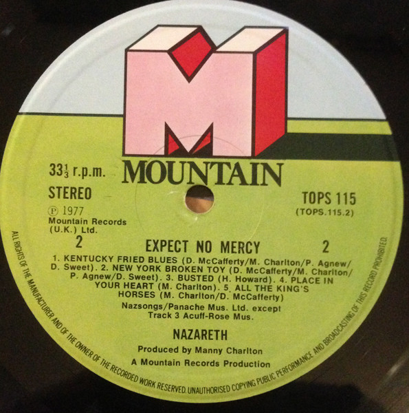 Nazareth - Expect No Mercy | Mountain (TOPS 115) - 4 Nazareth - Expect No Mercy | Mountain (TOPS 115) - 4