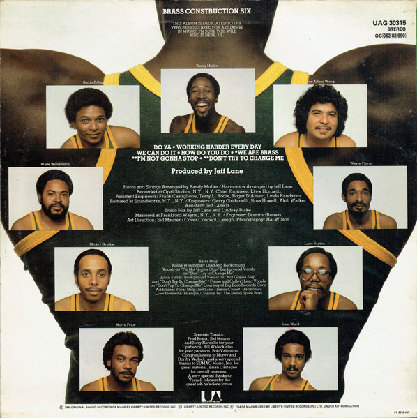 Brass Construction - Brass Construction 6 | United Artists Records (UAG 30315) - 2 Brass Construction - Brass Construction 6 | United Artists Records (UAG 30315) - 2
