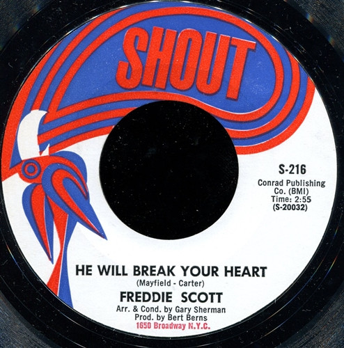 Freddie Scott - I'll Be Gone | Shout (S-216) - 2