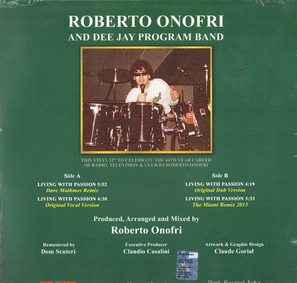 DJ Roberto Onofri And Dee Jay Program Band - Living With Passion | Best Record (BST-X103) - 2