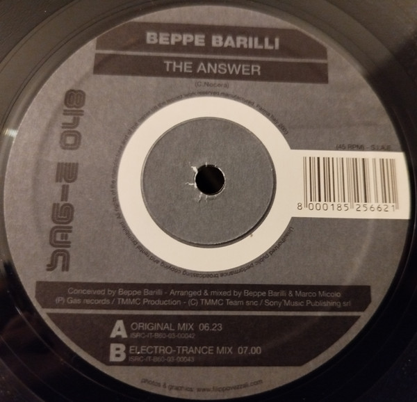 Beppe Barilli - The Answer | Gas Europe (SAG-E 048) - 4