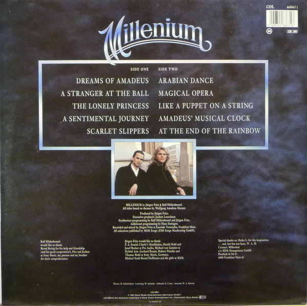Millenium - Dreams Of Amadeus | Columbia (468863 1) - 2