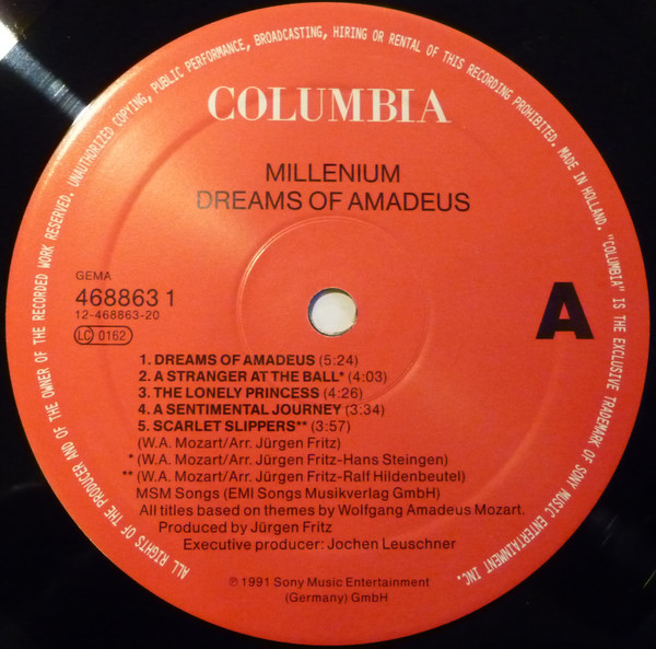 Millenium - Dreams Of Amadeus | Columbia (468863 1) - 4