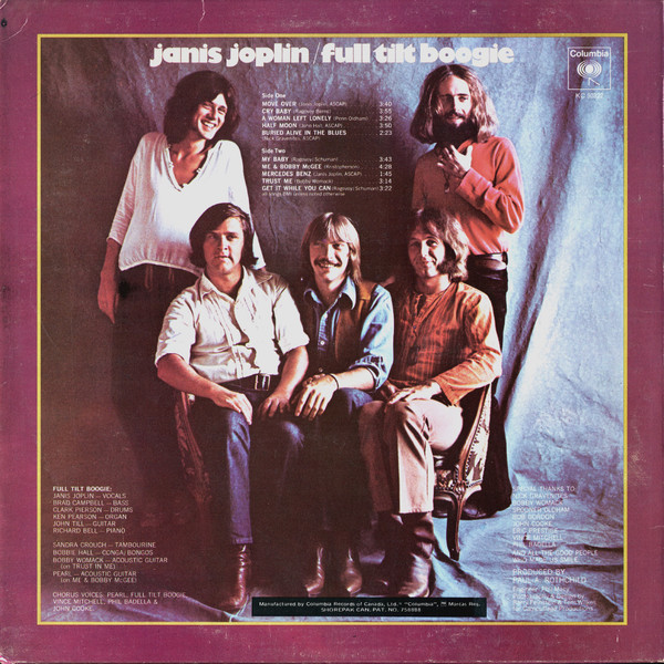 Janis Joplin - Pearl | Columbia (KC 30322) - 2