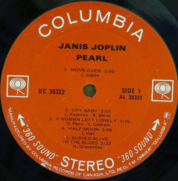 Janis Joplin - Pearl | Columbia (KC 30322) - 3