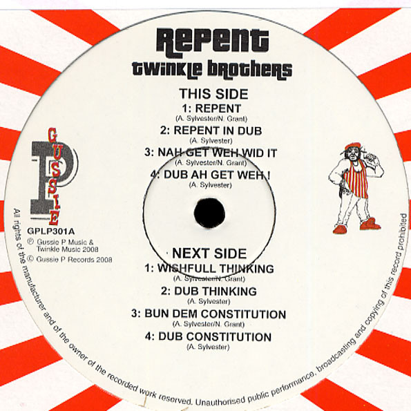 Twinkle Brothers - Repent (Sip A Cup Showcase Vol. 1) | Gussie P Records (GPLP301)