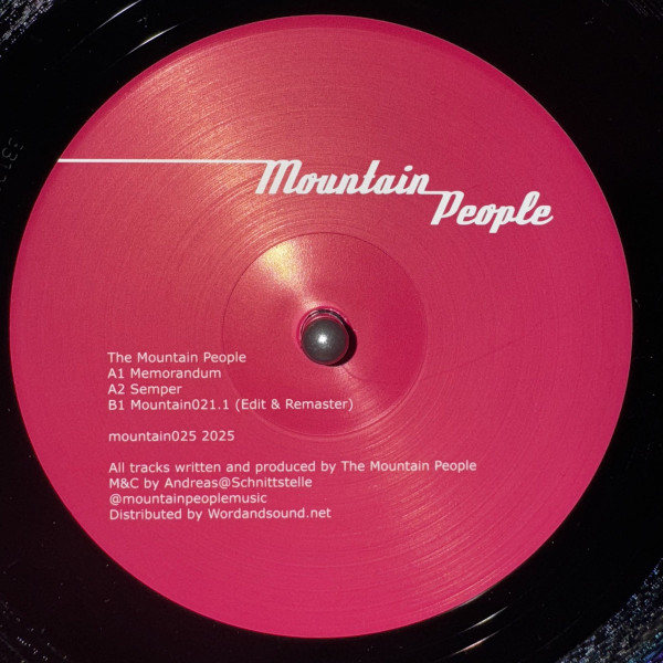 The Mountain People - Memorandum | Mountain People (mountain025)