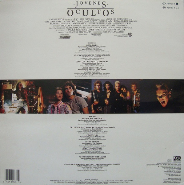 Jovenes Ocultos (The Lost Boys)- Original Motion Picture Soundtrack