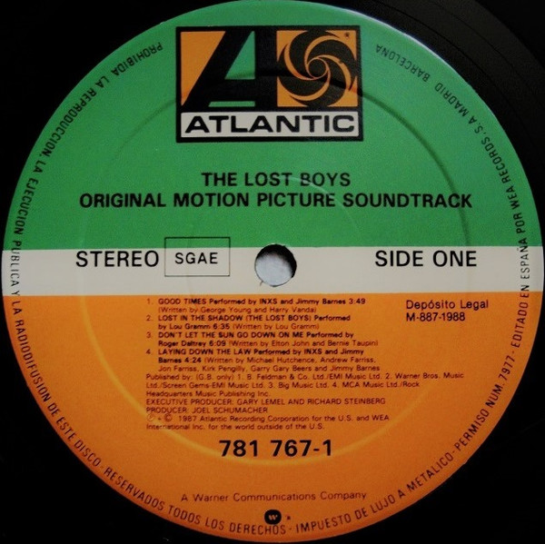 Jovenes Ocultos (The Lost Boys)- Original Motion Picture Soundtrack