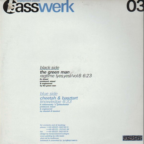The Green Man / Cheetah & Basztart - Ragtime (Yes,yes)/Vol.6 / Knowledge | Basswerk (03) - main
