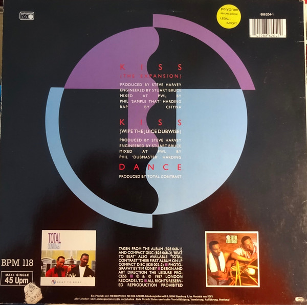 Total Contrast - Kiss | Metronome (886 204-1)