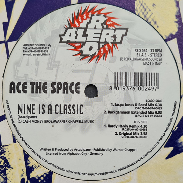Ace The Space - Nine Is A Classic | Red Alert (RED 094)