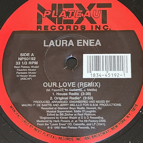 Laura Enea - Our Love | Next Plateau Records Inc. (NP50192) Laura Enea - Our Love | Next Plateau Records Inc. (NP50192)