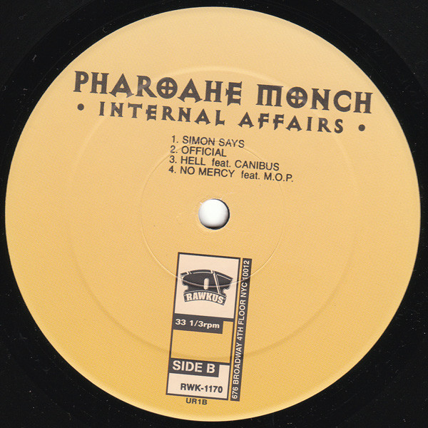 Pharoahe Monch - Internal Affairs | Rawkus (RWK 1170) - 4