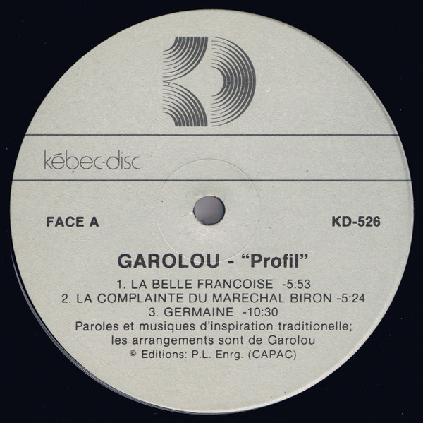 Garolou - Profil | Kébec-Disc (KD-526) - 3