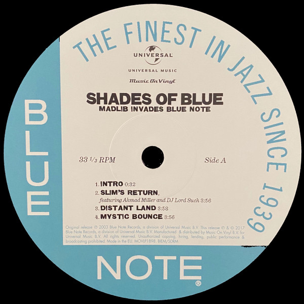Madlib - Shades Of Blue | Music On Vinyl (MOVLP1898) - 3