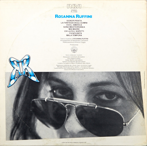 Rosanna Ruffini - Rosanna Ruffini | RCA (PL 31659) - 2