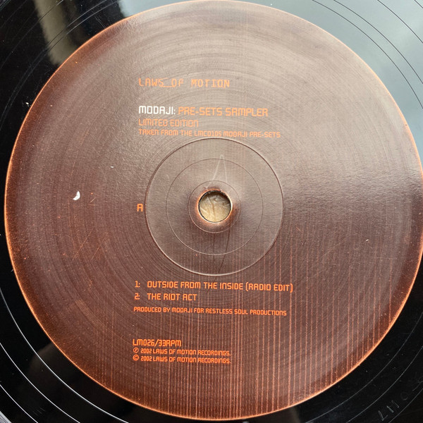 Modaji - Pre-Sets Sampler Limited Edition | Laws Of Motion (LM026)