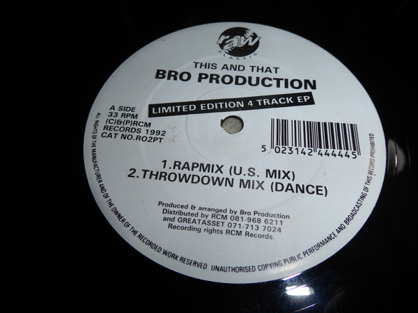 Bro Productions - This And That | Raw Plastic (R02PT) - 2 Bro Productions - This And That | Raw Plastic (R02PT) - 2