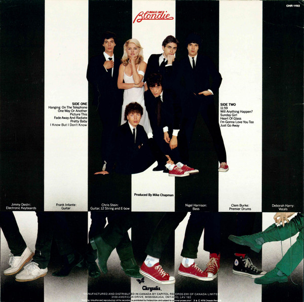 Blondie - Parallel Lines | Chrysalis (CHR 1192) - 2