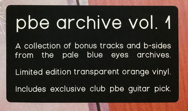 Pale Blue Eyes - PBE Archive Vol. 1 | Broadcast Recordings (BR-011LPX) - 3 Pale Blue Eyes - PBE Archive Vol. 1 | Broadcast Recordings (BR-011LPX) - 3