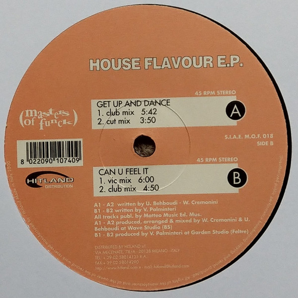 House Flavour - House Flavour E.P. | Masters Of Funck (MOF 018) - main