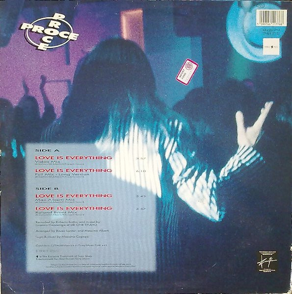 Proce - Love Is Everything | Dance Pool (DAN 661177 6) - 2